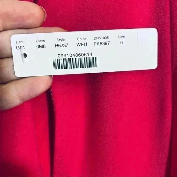 NWT J. Crew Hot Pink Maxi Dress Spaghetti Strap Size 6 - Picture 5 of 12